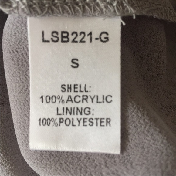 THML Sweater Knit Split Back Crossover Back Detail Silver Gray Small - Picture 10 of 10